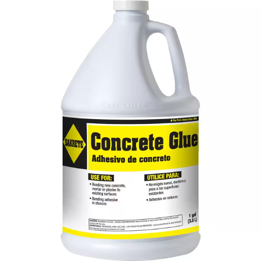 What types of adhesives work best for concrete?