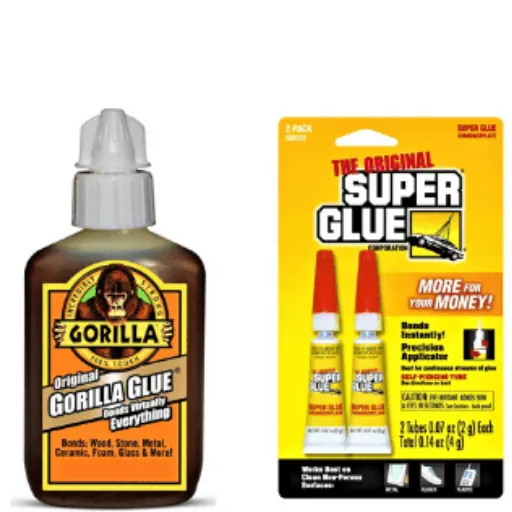 Removing Adhesives: Super Glue vs. Gorilla Glue