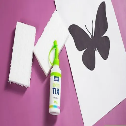 Step-by-Step Instructions for Gluing Paper to Styrofoam